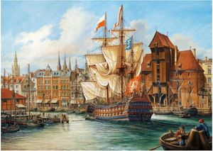 Puzzle Castorland - Starý Gdansk, 1000 dielikov