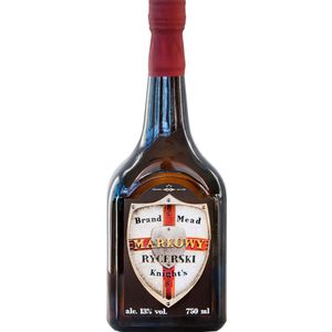 Branded Knight Trojniak Honig (Drittel) 0,75L | Medovina med víno | 750 ml | 13% alkohol | Mazurský med | Geschenkidee | 18+