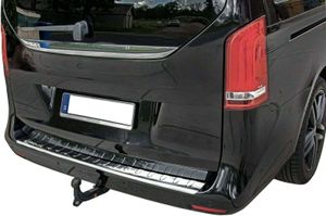 Ochranný nárazník z leštěné nerezové oceli 130 cm pro MERCEDES VITO W447, V-CLASS W447