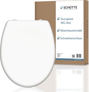 WC sedátko BÍLÉ, Duroplastové WC sedátko s mechanismem Soft-Close a rychloupínacím uzávěrem WC sedátko BÍLÉ, Duroplastové WC sedátko s mechanismem Soft-Close a rychloupínacím uzávěrem