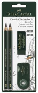 FABER-CASTELL Bleistift CASTELL 9000 Jumbo Zeichenset