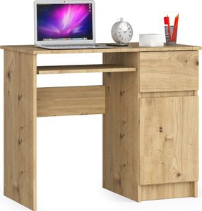 PC-Schreibtisch AKORD PIKSEL rechts Eiche Artisan Schublade B90 x H77 x T50 cm