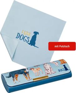 Brillenetui m.Putztuch Hunde - I love cats & dogs Brillenetui m.Putztuch Hunde - I love cats & dogs