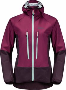 Jack Wolfskin Alpspitze Hoody W Wild Berry XS Outdoorová bunda