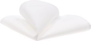 VENTI Herren Einstecktuch 25x25cm Baumwolle gewebt Weiß