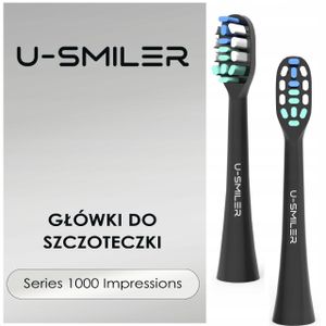 2 Kopfen Endstücke Elektrische Zahnbürste Sonic U-Smiler