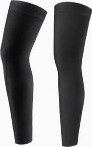 ROCKBROS Winter Fahrrad Beinlinge Sports Thermo Beinwärmer Warm Knieschutz Schwarz XL