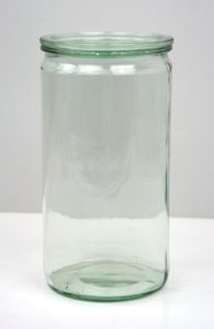 Weck 6 x Zylinderglas 1 1/2 Liter Einkochglas 1,5 l Einkochen Glas