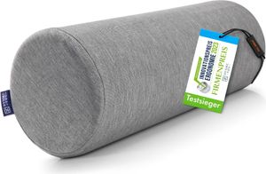 Nackenrolle mit Bezug - Kissenrolle - VERGLEICHSSIEGER  - [MIT PHYSIOTHERAPEUTEN ENTWICKELT] Kissenrolle mit Physiotherapeuten Entwickelt - Knierolle Lagerungsrolle, Neck Pillow, Nackenrolle