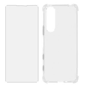 Premium Schutz-Set Sony Xperia 5 III Schutzhülle + Schutzfolie – Transparent