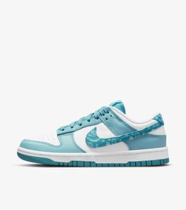 Nike Dunk Low "Paisley Pack Worn Blue" Blau, Größe: 40