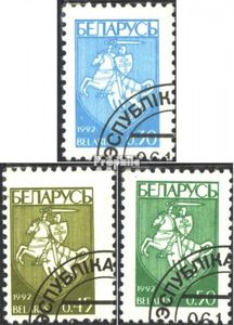 Briefmarken Weißrussland 1992 Mi 14-16 (kompl.Ausg.) postfrisch Freimarken: Staatswappen