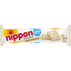 Nippon Häppchen Weiß Limited Edition Puffreis mit Schokolade 200g