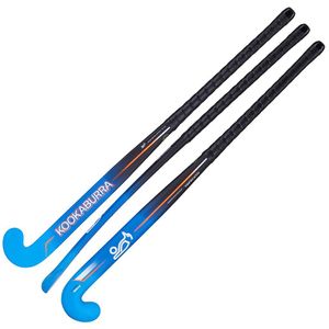 Kookaburra - Feldhockey-Schläger "M-Bow" RD3060 (95,25 cm) (Schwarz/Blau/Orange)