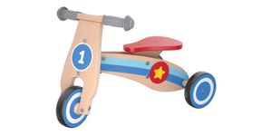 PLAYTIVE Aktiv-Spielzeug Rutschrad Holz Lauflernrad Dreirad