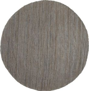 FURNLUX Wohnzimmer Teppich Strissie Grau 180cm / Hauptfarbe: Grau / Abmessungen: 180 x 2 x 180 cm