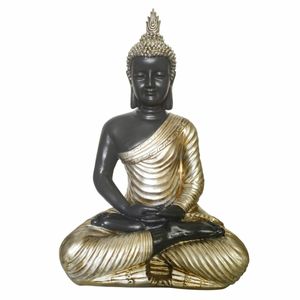 Deko-Figur DKD Home Decor Gold Buddha Harz (31 x 22 x 49 cm)