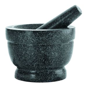 MÖRSER mit Stößel Granit Gewürzmörser Zerkleinerer Reibe MORIAN Ø 16 cm