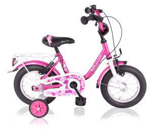 12 Zoll Mädchenfahrrad Kinder Mädchen Fahrrad Bike Rad Kinderrad Kinderfahrrad Mädchenrad  PASSION Pink