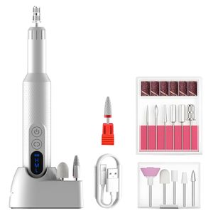 Elektrische Nagelfeile Kabellos & Wiederaufladbar – Maniküre Set Mit 12 Bohrern Für Acryl, Gel & Natürliche Nägel