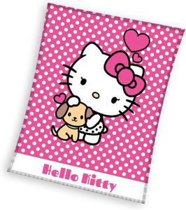 Hello Kitty Coral Fleecedecke Blanket 130 x 170 CM