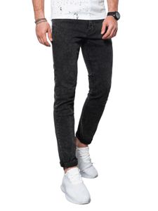 Ombre Herren Hose Jeans Jeanshose mit gerader Passform, Taschen 98% Baumwolle, 2% Elasthan, Blau, Schwarz, Grau S-XXL