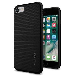 Spigen Liquid Air, czarny - iPhone 7/8/SE (2020)