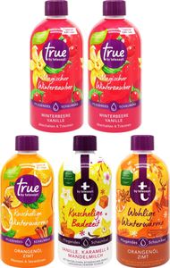 tetesept Schaumbad MIX-Karton WINTERZAUBER 5x420ml magisch kuschelige Winterwärme