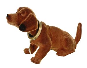 Rakso Original Wackeldackel fürs Auto - klein 19cm - Wackelhund Made in Germany
