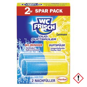 WC Frisch Duo Duftspüler Stein Citrus Nachfüller 2 Stück 80g