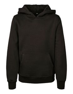 Build Your Brand Unisex mikina s kapucí Kinder Basic Hoody BY117 Schwarz Black 158/164