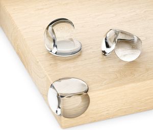 deleyCON 12 Stück Eckenschutz Baby - Selbstklebend Silikon Transparent Weich Rund 20mm x 30mm - Baby Kinder Eckschutz Kantenschutz Tischkantenschutz für Holz, Metall, Tisch, Glastisch uvm.