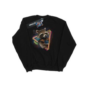 Marvel - "Guardians Of The Galaxy Neon Rocket" Sweatshirt für Damen BI6338 (L) (Schwarz)
