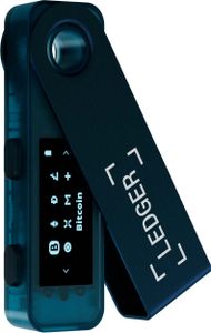 Ledger Nano S Plus, Bitcoin, Dash, Dogecoin, Ethereum, Litecoin, NFT, EAL5+, Hardvérová peňaženka USB, Modrá, Plast, Nerezová oceľ, USB