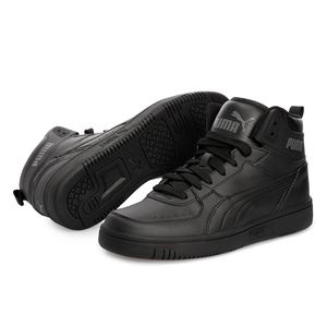 Puma Rebound Joy Mid Schuhe Sneaker Mid Cut Basketballsneaker, Größe:UK 6 - EUR 39 - 25 cm, Farbe:Schwarz (Puma Black)