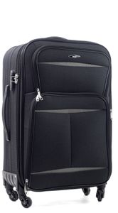 Cestovní kufr RGL 805 černý/šedý - M