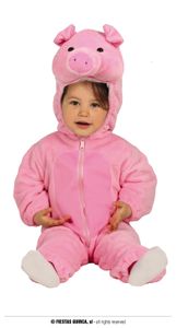 rosa Schweinchen Baby Kostüm, Größe:86/92