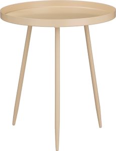 Mica Decorations Flores Beistelltisch - H44 x Ø40 cm - Metall - Beige