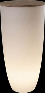 Osvetlený kvetináč Shining Curvy Pot XL (solárny)