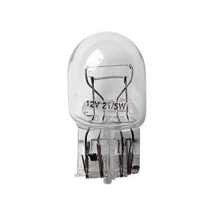 Lampa 12V / żarówka z cokołem szklanym W21 / 5W 21 / 5W W3x16q 2 szt