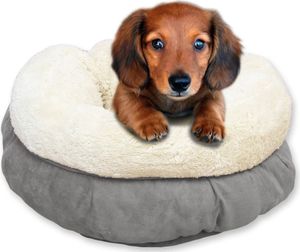 afp Pelech pre psov/mačky Lambwool Donut Shape Grey