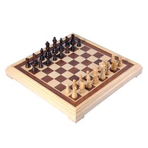 Longfield Games schachspiel deluxe faltbar 30 cm, Farbe:Leer