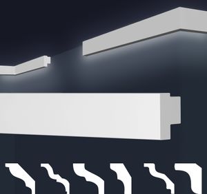 MARBET DESIGN Stuckleisten XPS Styropor weiß - LED indirekte Beleuchtung Styroporleisten Deckenleisten E-Leisten - (2 Meter / 1 Leiste E-44) MARBET DESIGN Stuckleisten XPS Styropor weiß - LED indirekte Beleuchtung Styroporleisten Deckenleisten E-Leisten - (2 Meter / 1 Leiste E-44)
