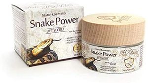 MyGlamy vegane Naturkosmetik Snake Power LIFT Gesichtscreme mit 7% Schlangengift +Kurkuma +Hyaluronsäure  Anti Age Elixir Feuchtigkeitspflege (50 ml)