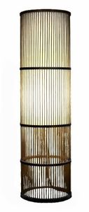 Fine Asianliving Bambus Stehlampe Schwarz D28xH100cm Levi