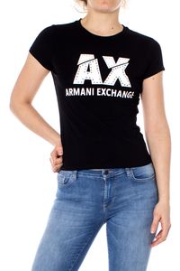 ARMANI EXCHANGE T-shirt Damen Textil Schwarz GR36545 - Größe: S