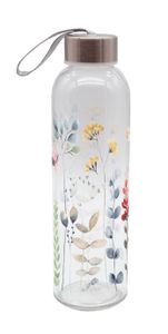 Trinkflasche Blumenwiese 500ml Glas