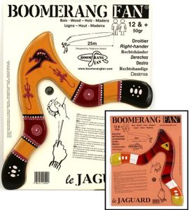 Boomerang le JAGUARD 60 gr Zweiflügler Bumerang, Typ:Linkshänder