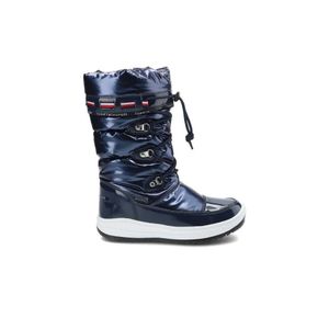 Tommy Hilfiger Damen wasserfeste Schnee-Stiefel Snow Boot Winter-Schuhe Mädchen, Farbe:Blau, Größe:EUR 36
