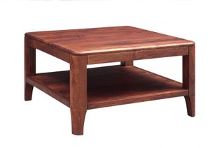 MASSIVMOEBEL24 Couchtisch Sheesham70x70x40 walnuss geölt BROOKLYN #10